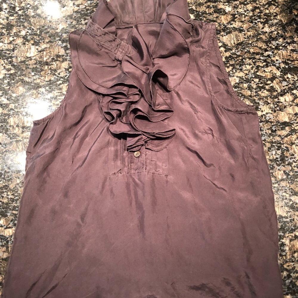 J Crew Silk Sleeveless Blouse